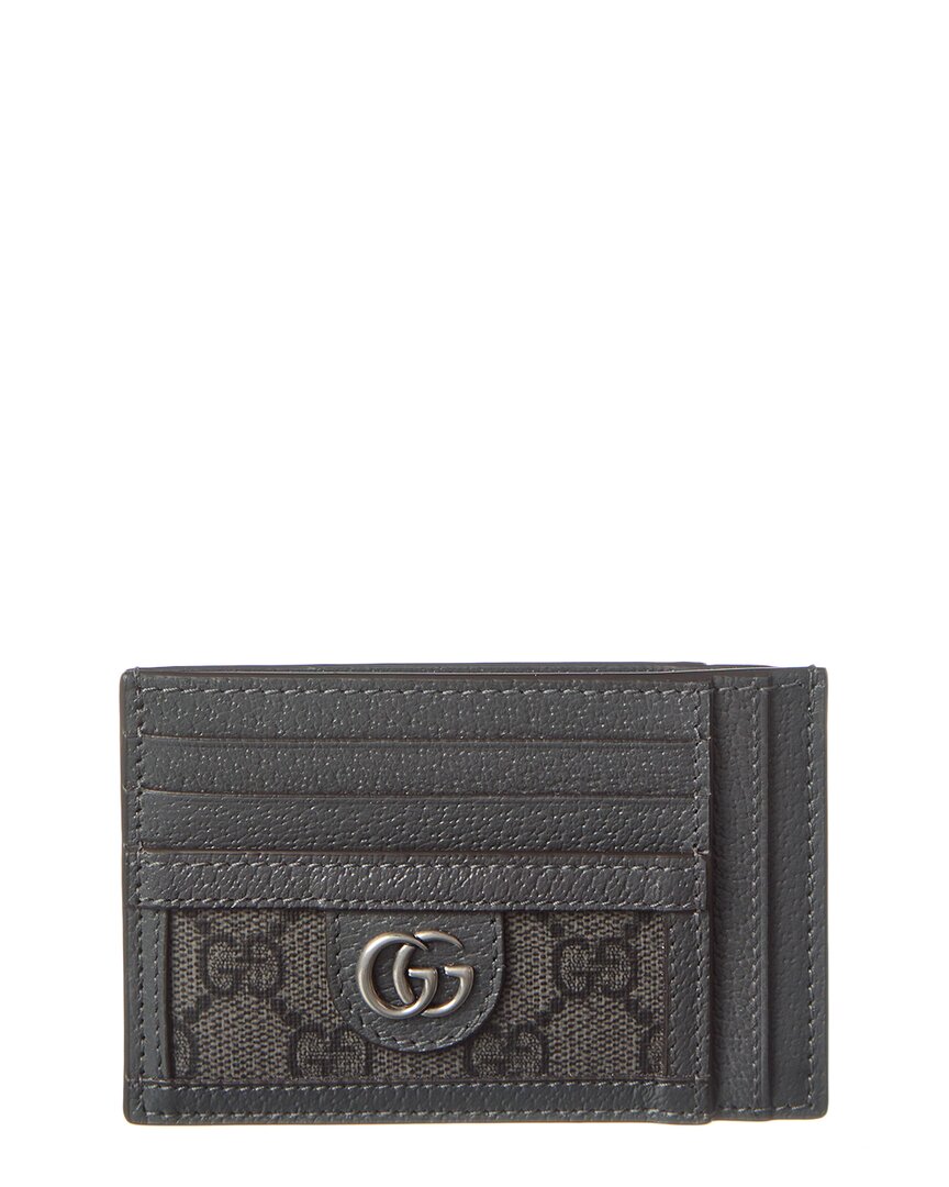 Gucci Ophidia Gg Supreme Canvas & Leather Card Case
