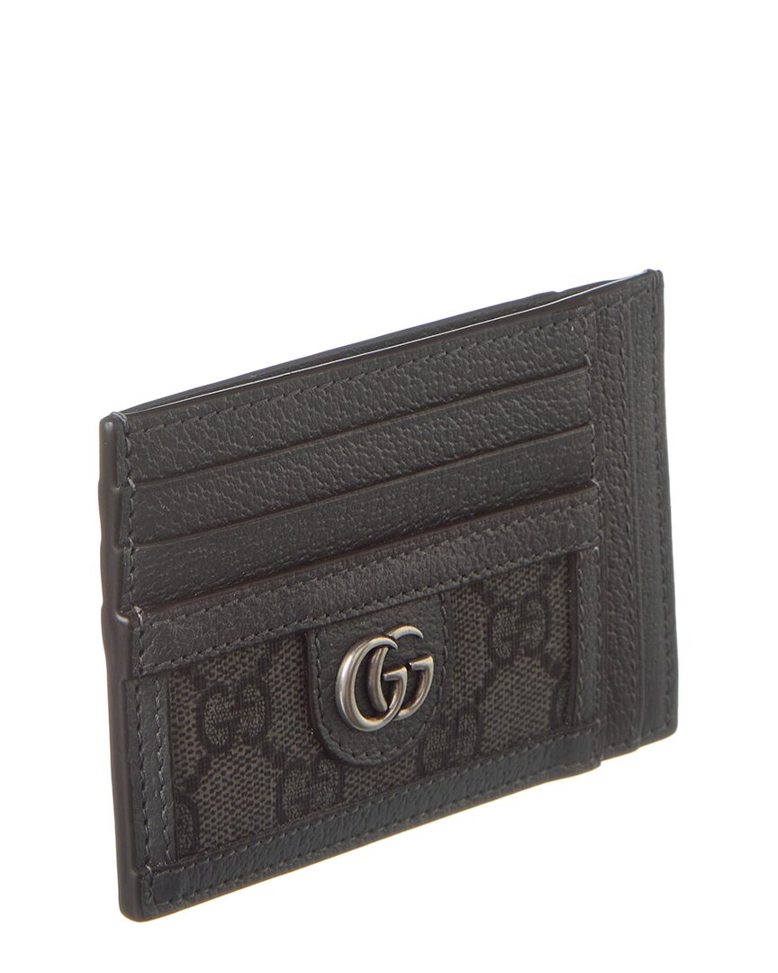 Gucci Ophidia Gg Supreme Canvas & Leather Card Case