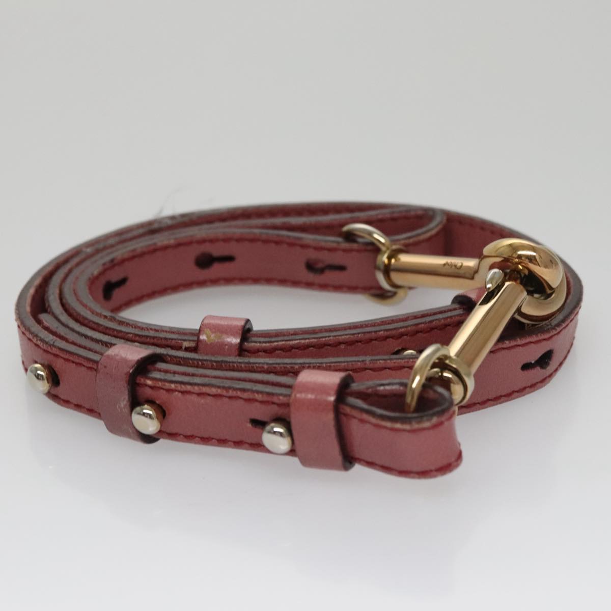 Chloe Etel Hand Bag Leather 2way Pink Gold 111748