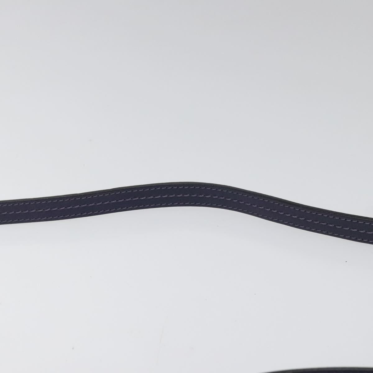 Chloe Georgia Shoulder Bag Leather Blue Gold 112310