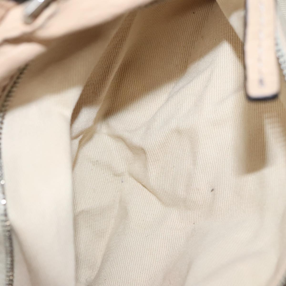Chloe Paddington Hand Bag Leather Beige Silver gold 113238