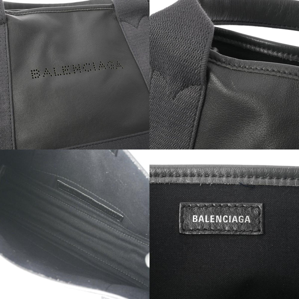 balenciaga Navy Cabas Handbag