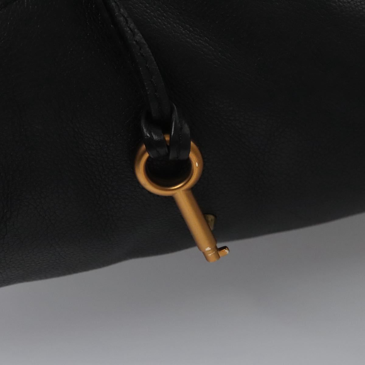 Chloe Paddington Hand Bag Leather Black 113639