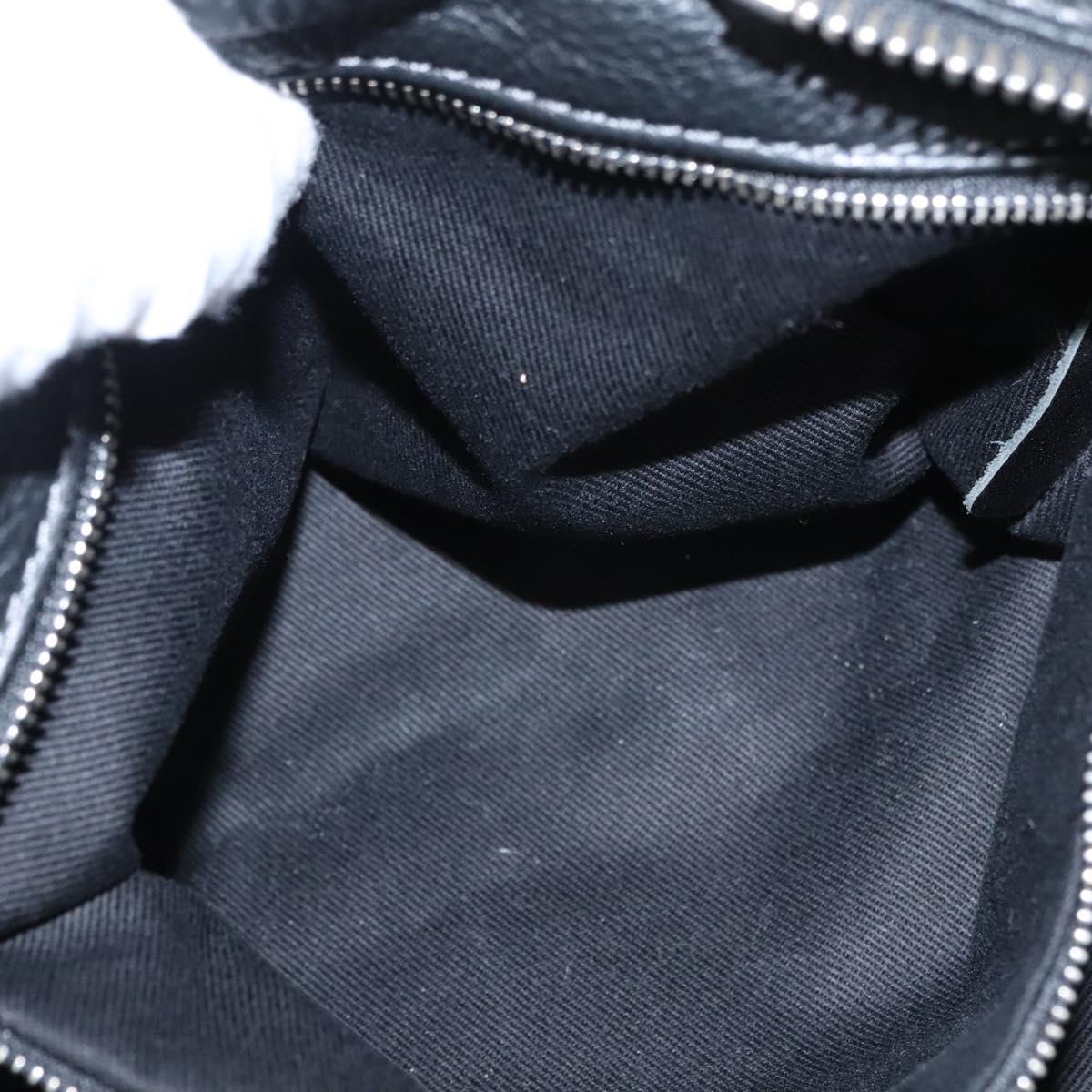 Chloe Paddington Hand Bag Leather Black Gold Silver 113733