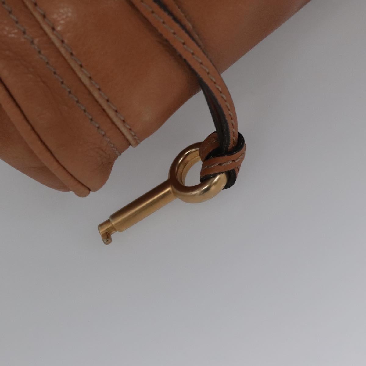 Chloe Paddington Hand Bag Leather Brown 113734