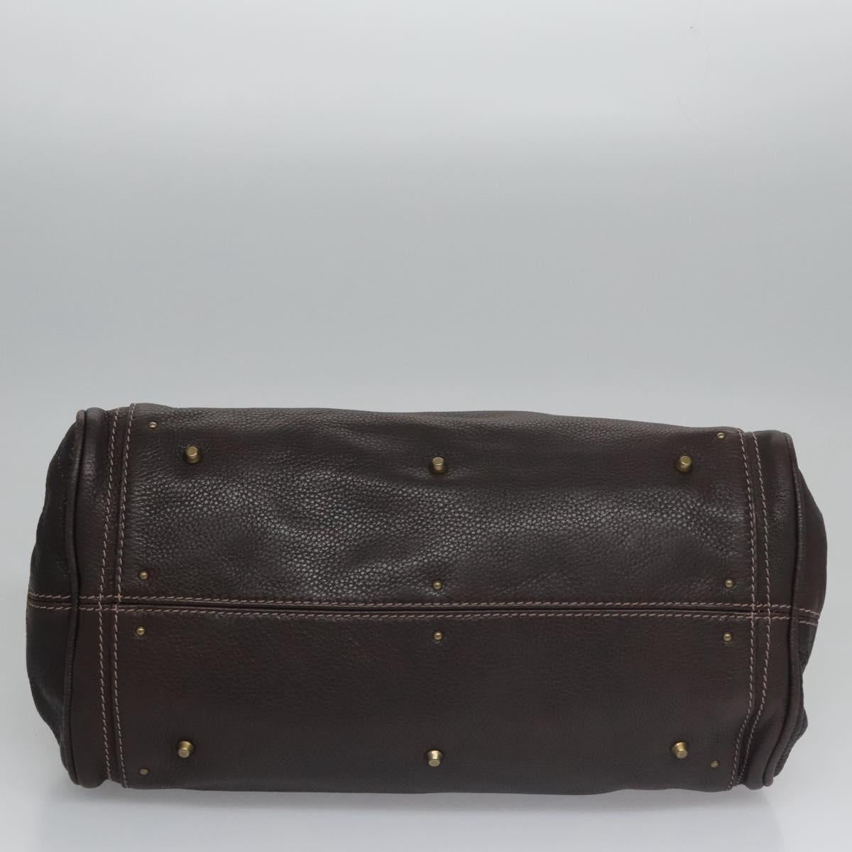 Chloe Paddington Hand Bag Leather Brown 114439