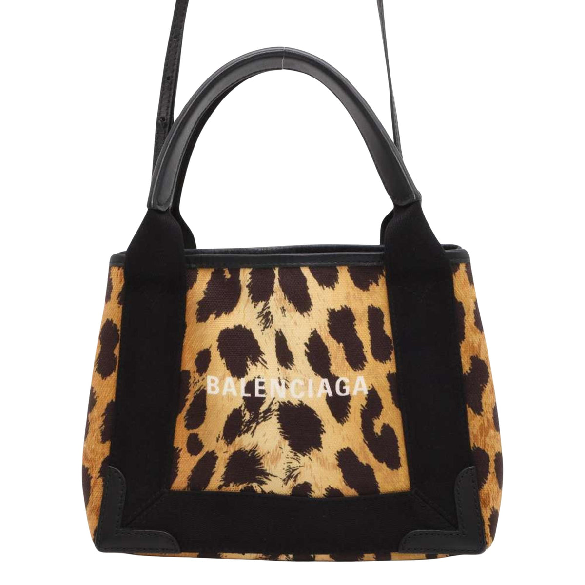 balenciaga Navy Cabas Handbag