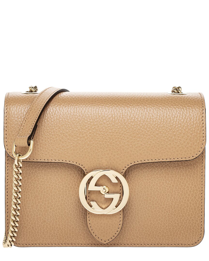 Gucci Interlocking G Small Leather Shoulder Bag