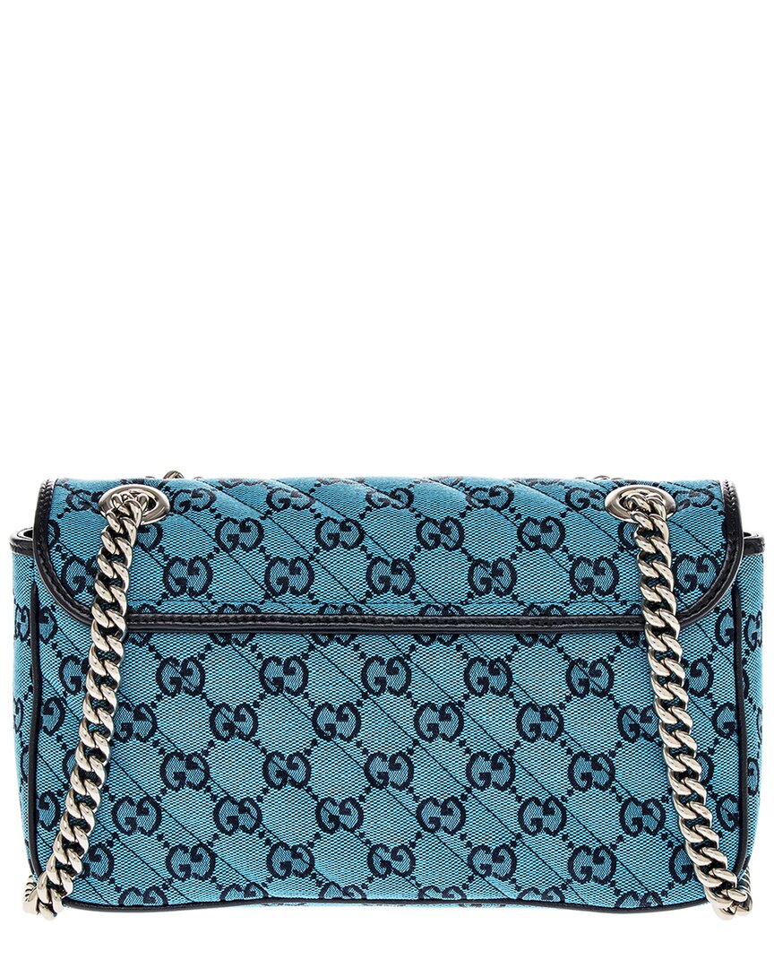 Gucci Gg Marmont Small Canvas Shoulder Bag