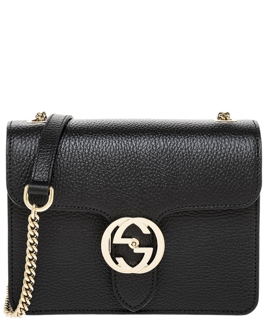 Gucci Interlocking G Small Leather Shoulder Bag