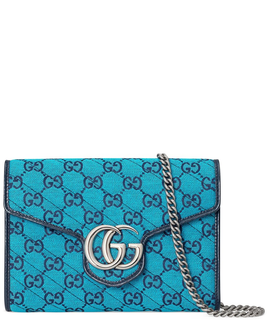 Gucci Gg Marmont 2.0 Coated Canvas & Leather Shoulder Bag
