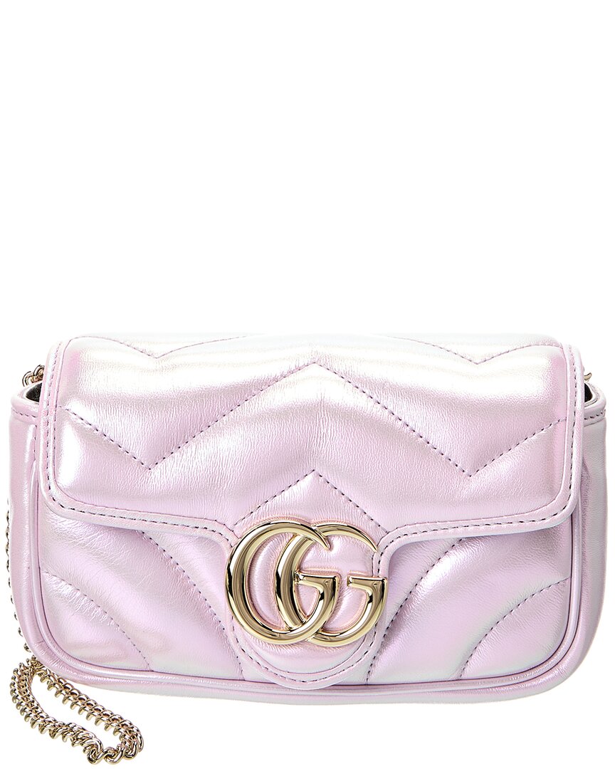 Gucci Gg Marmont Super Mini Matelasse Leather Shoulder Bag