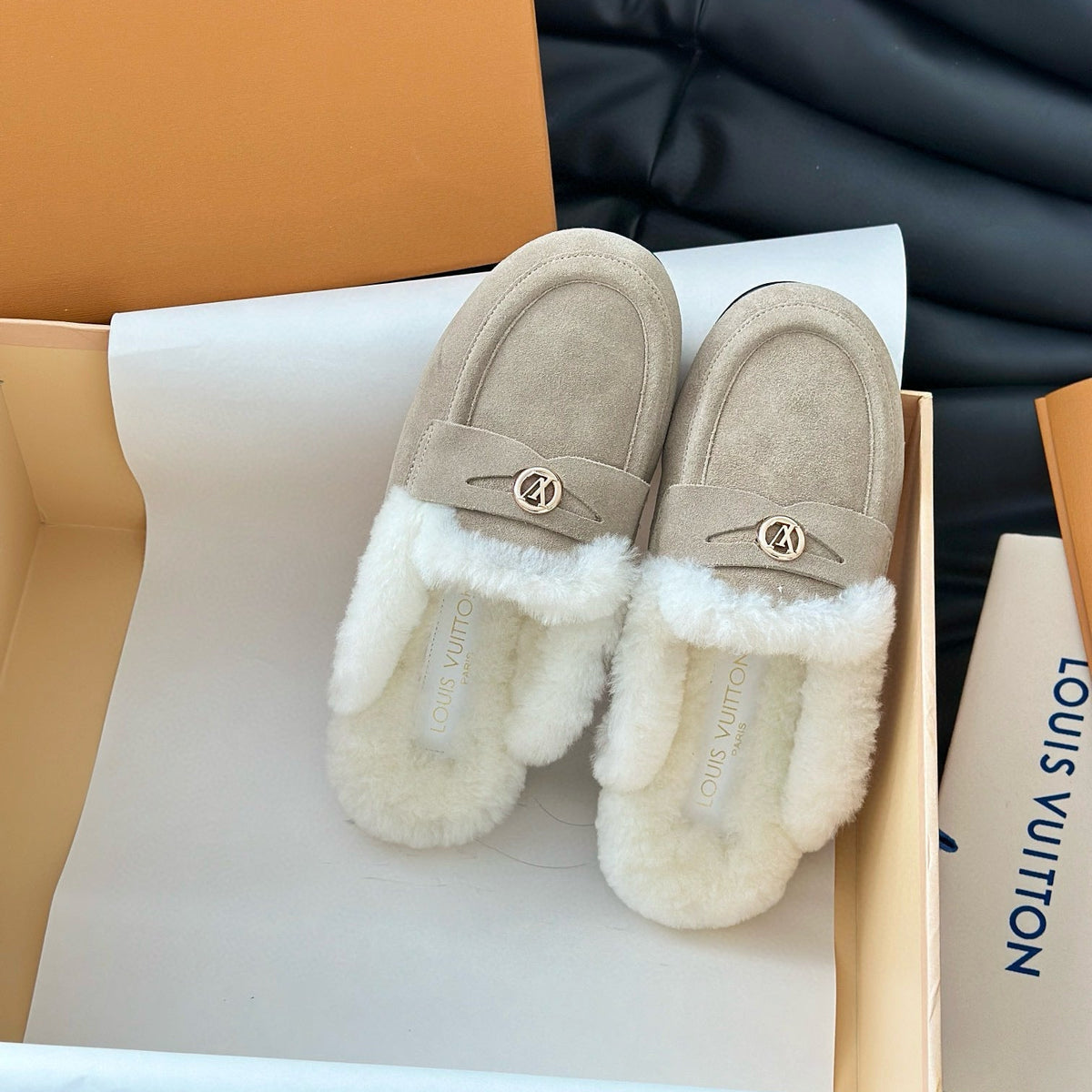 LOU SOHO OPEN BACK LOAFERS