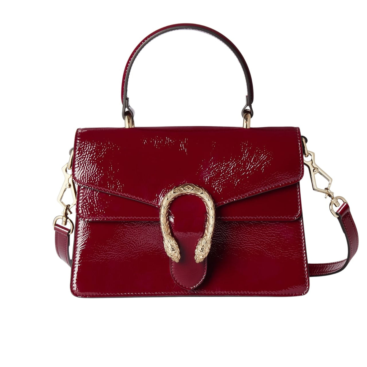 GG DIONYSUS SMALL TOP HANDLE BAG ROSSO ANCORA RED 24CM 799599 0AAA8 6207