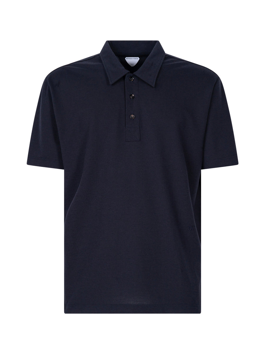 Bottega Veneta Men Light Cotton Piquet Polo