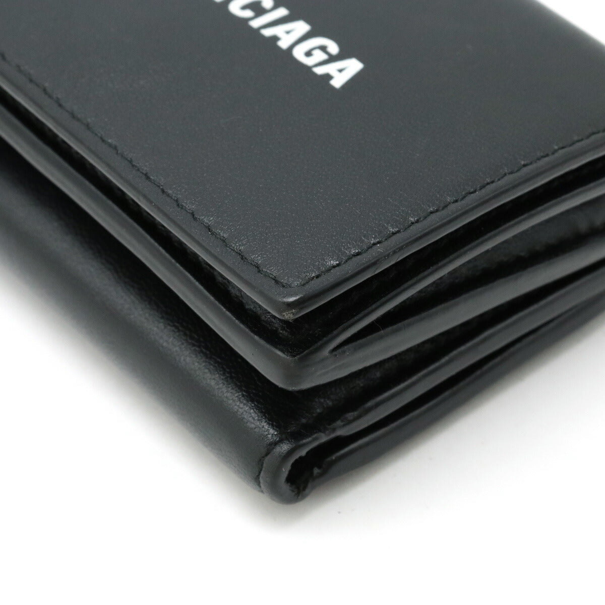 balenciaga Everyday Mini Wallet Leather Black