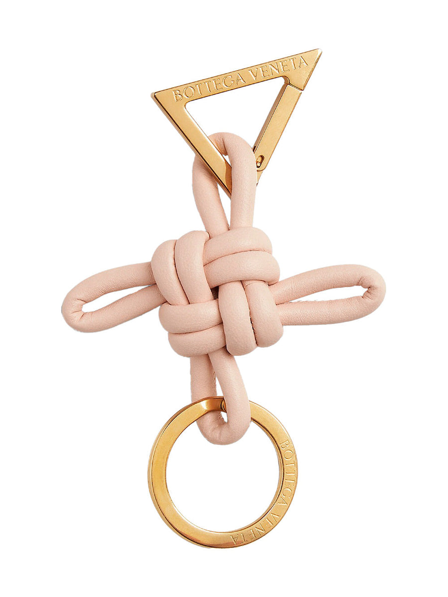 Bottega Veneta Women Double Knot Triangle Key Ring