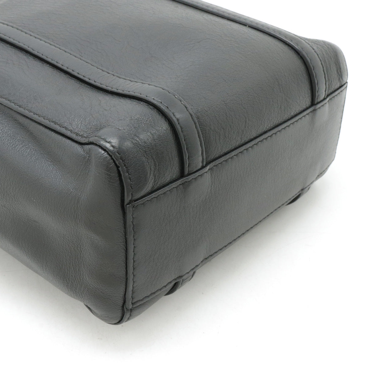 balenciaga Leather Everyday Tote XXS Black