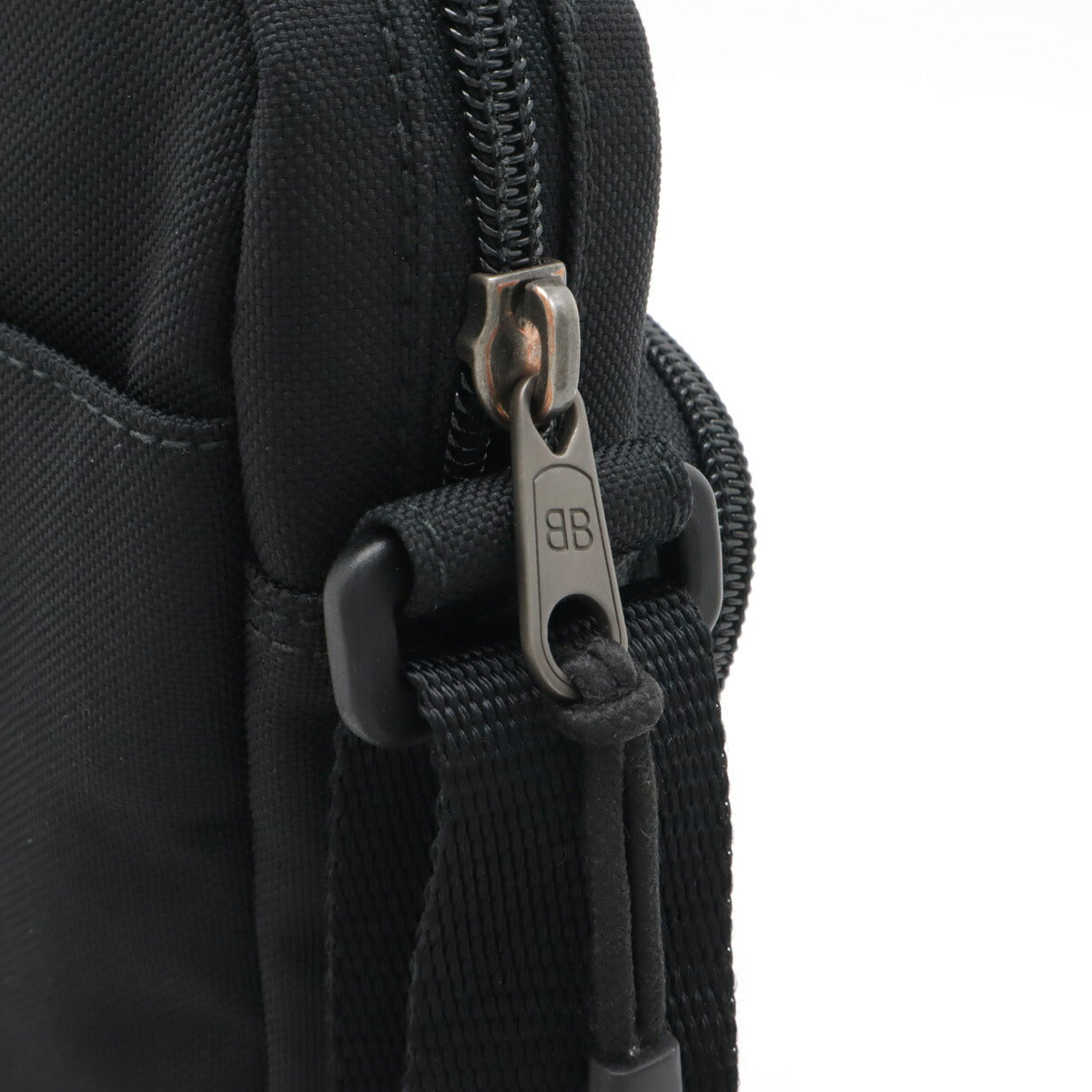 balenciaga Nylon Canvas Messenger Bag Black