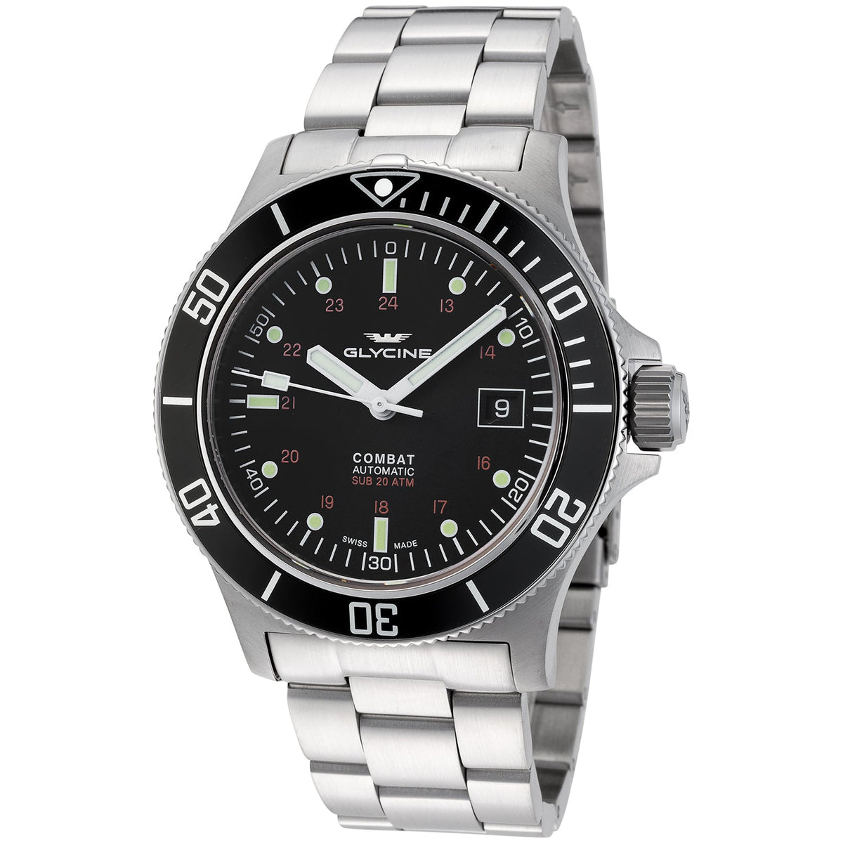 Glycine Men's GL0185 Combat Sub 42mm Automatic Watch
