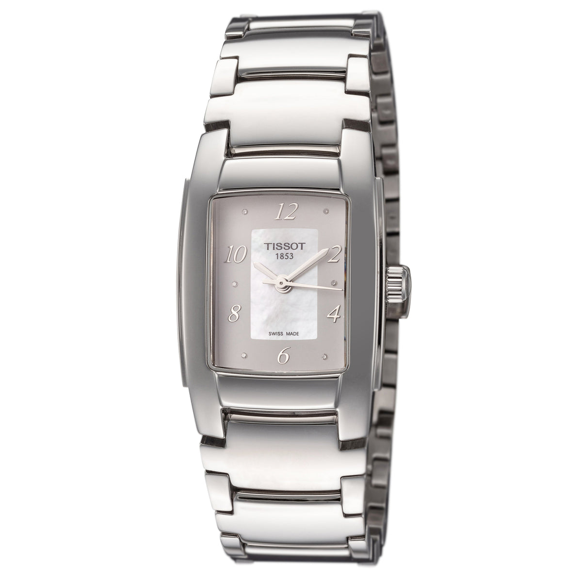 Tissot Women's T0733101111600 T-10 25.4mm MOP Dial Stainless Steel Watch
