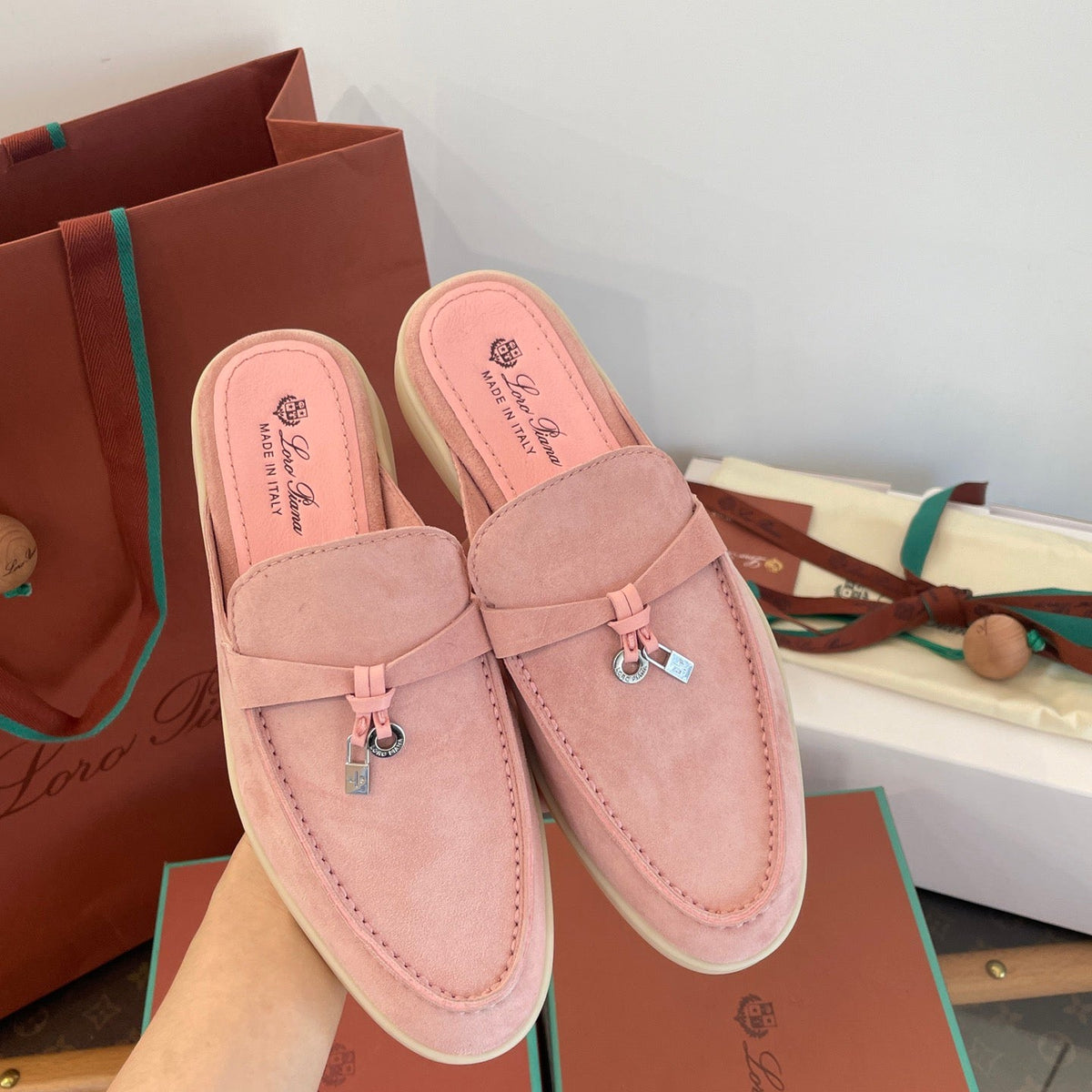 LORO P SUMMER CHARMS LOAFERS