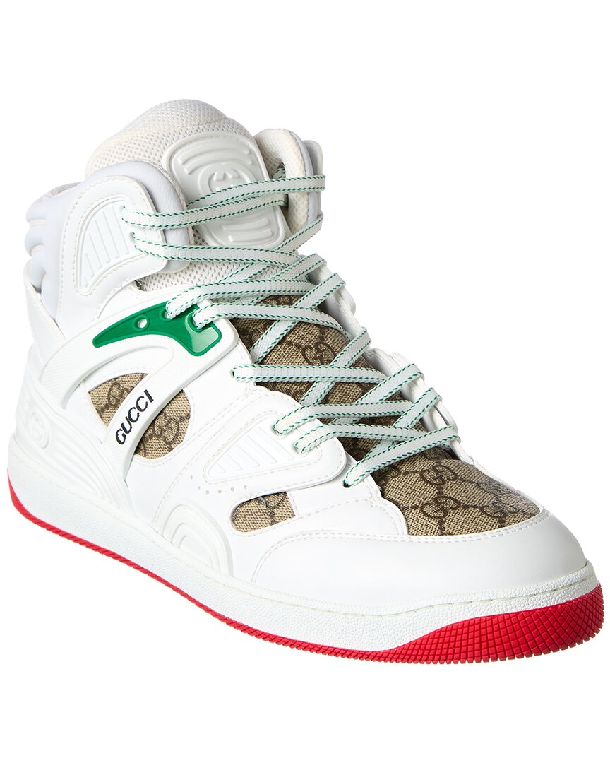 Gucci Basket Gg Supreme Canvas High-Top Sneaker