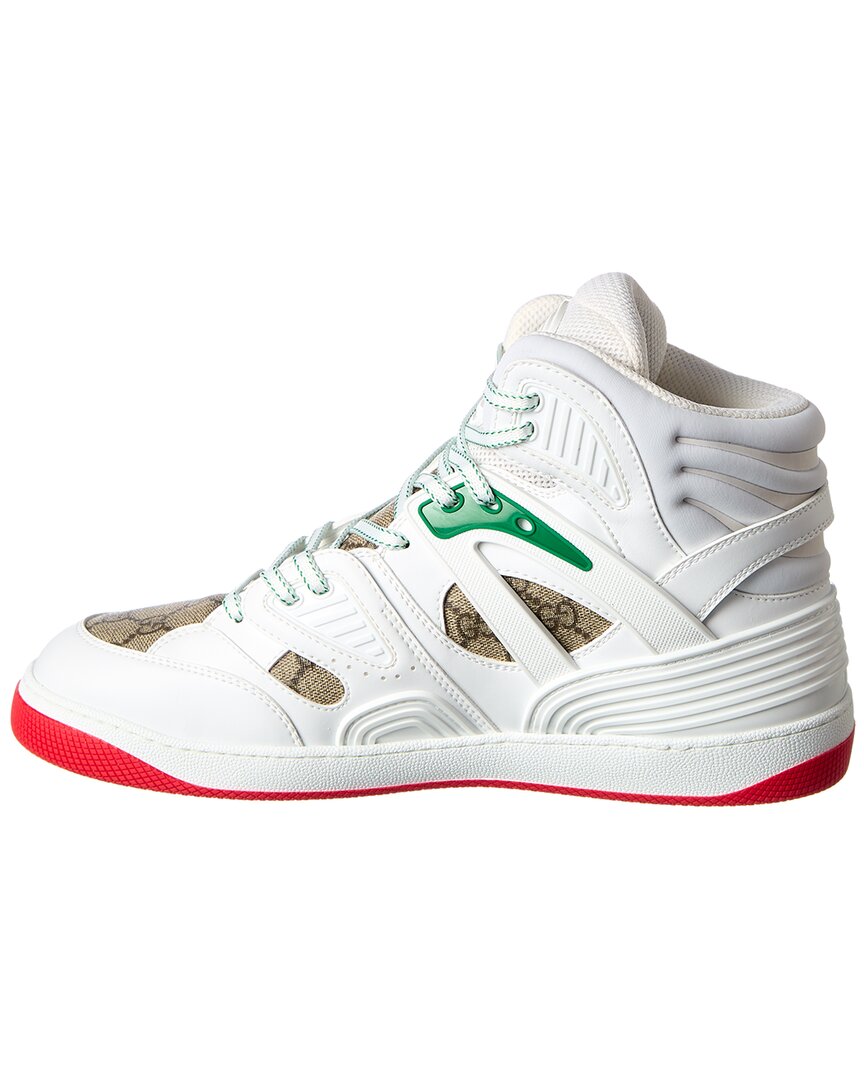 Gucci Basket Gg Supreme Canvas High-Top Sneaker