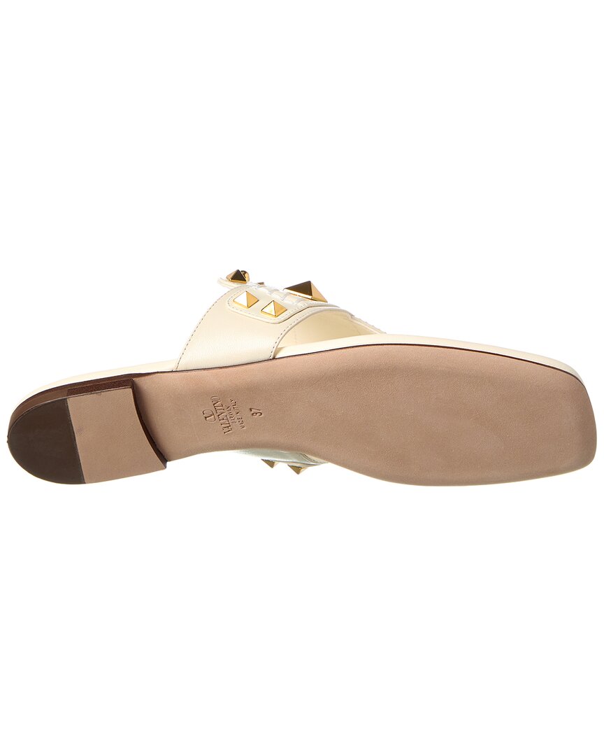 Valentino Vlogo Leather Sandal