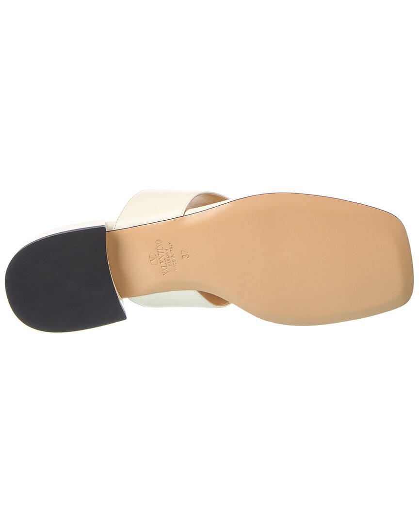 Valentino Vlogo Signature Leather Sandal