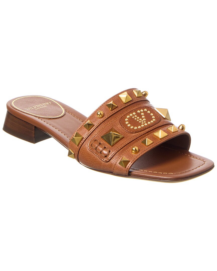 Valentino Rockstud 20 Leather Sandal