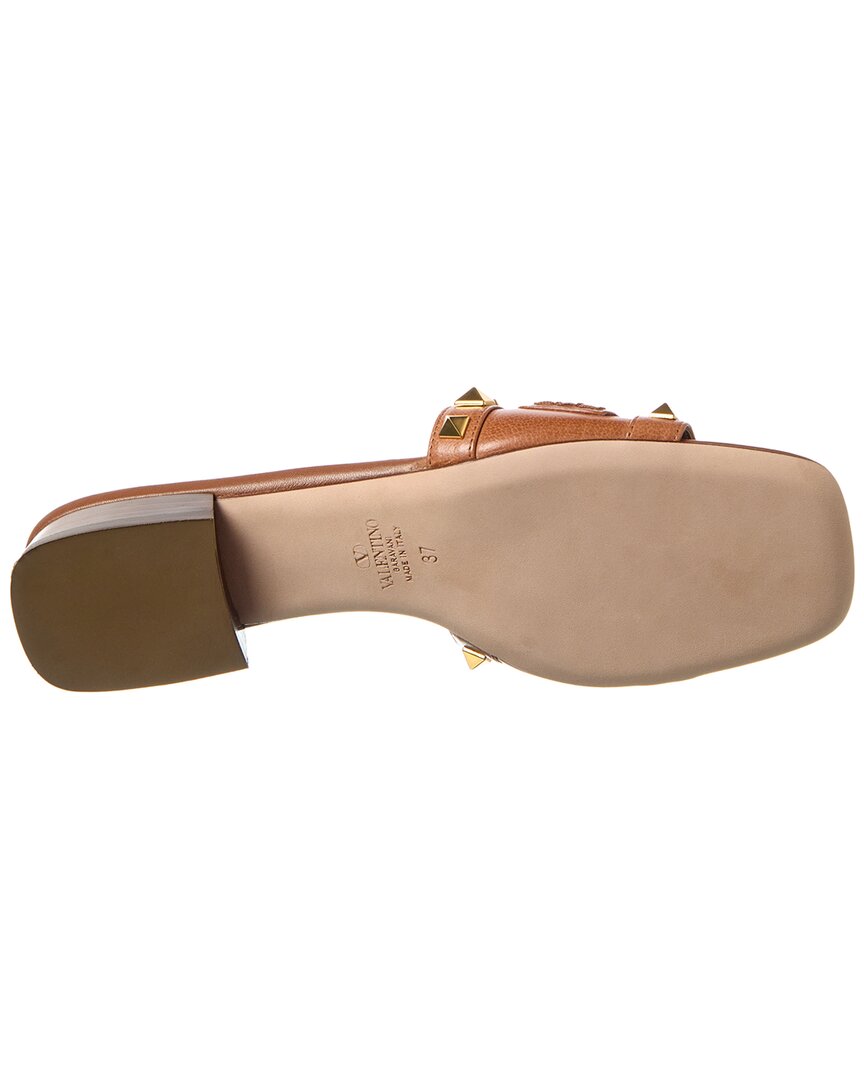 Valentino Rockstud 20 Leather Sandal