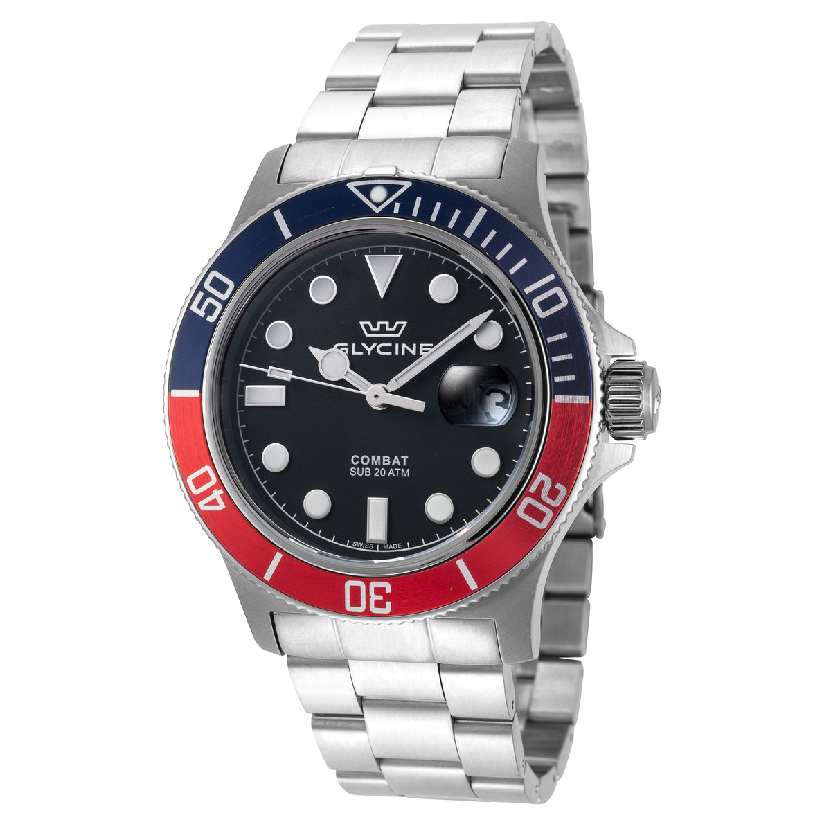 Glycine Men's Combat Sub 42mm Quartz Watch