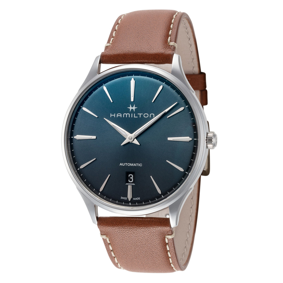 Hamilton Men's H38525541 Jazzmaster Thinline 40mm Automatic Watch