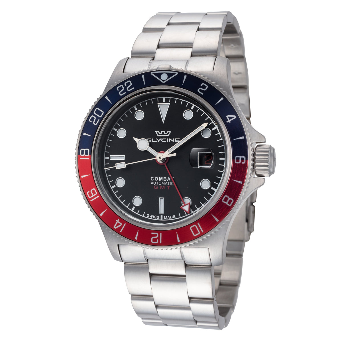 Glycine Men's Combat Sub GMT 42 42mm Automatic Watch