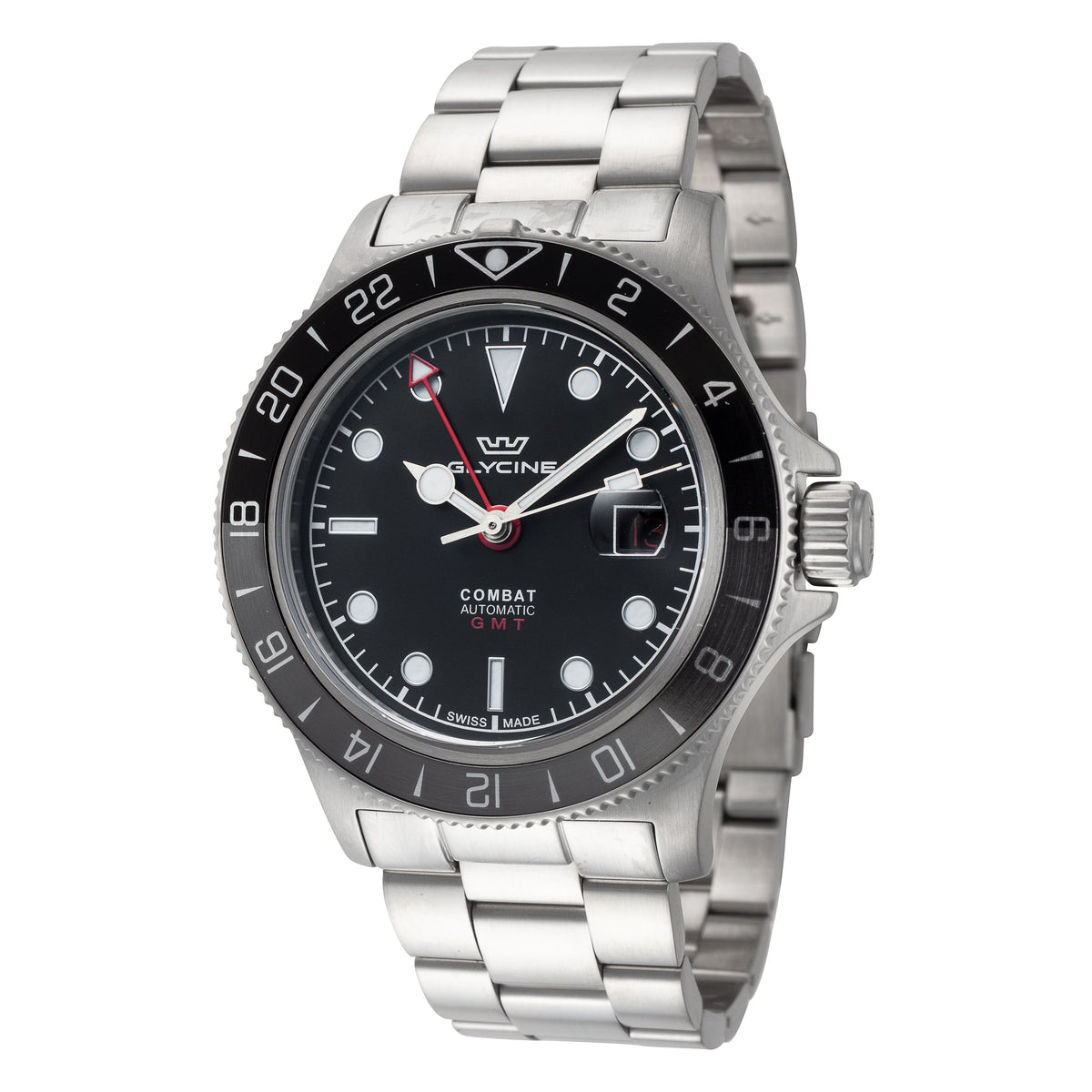 Glycine Men's Combat Sub Sport GMT 42mm Automatic Watch