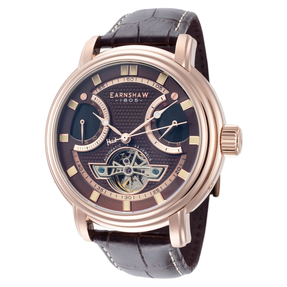 Thomas Earnshaw Men's ES-8184-05 Longcase 48mm Automatic Watch