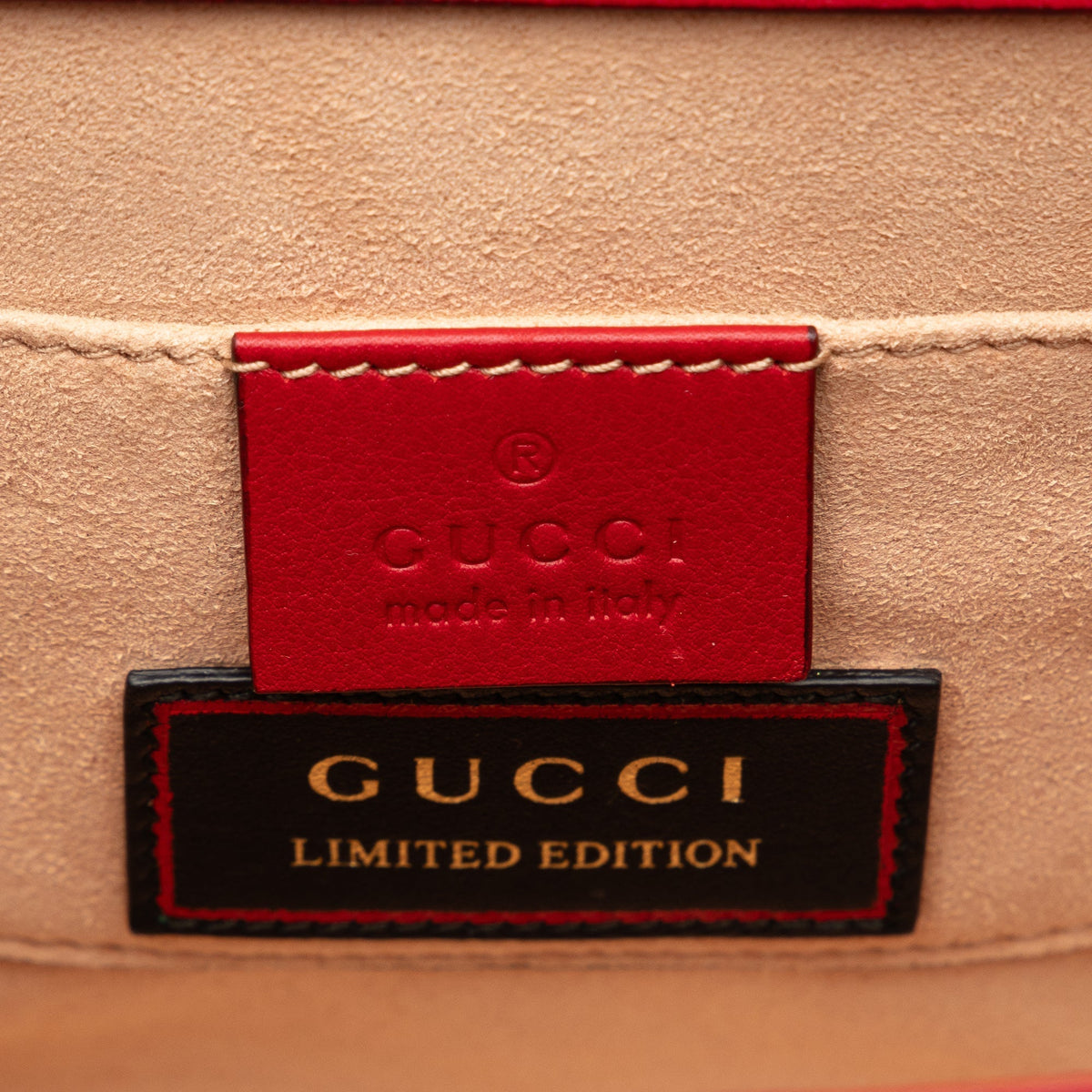 GUCCI Padlock Crystal Embellished Crossbody Bag