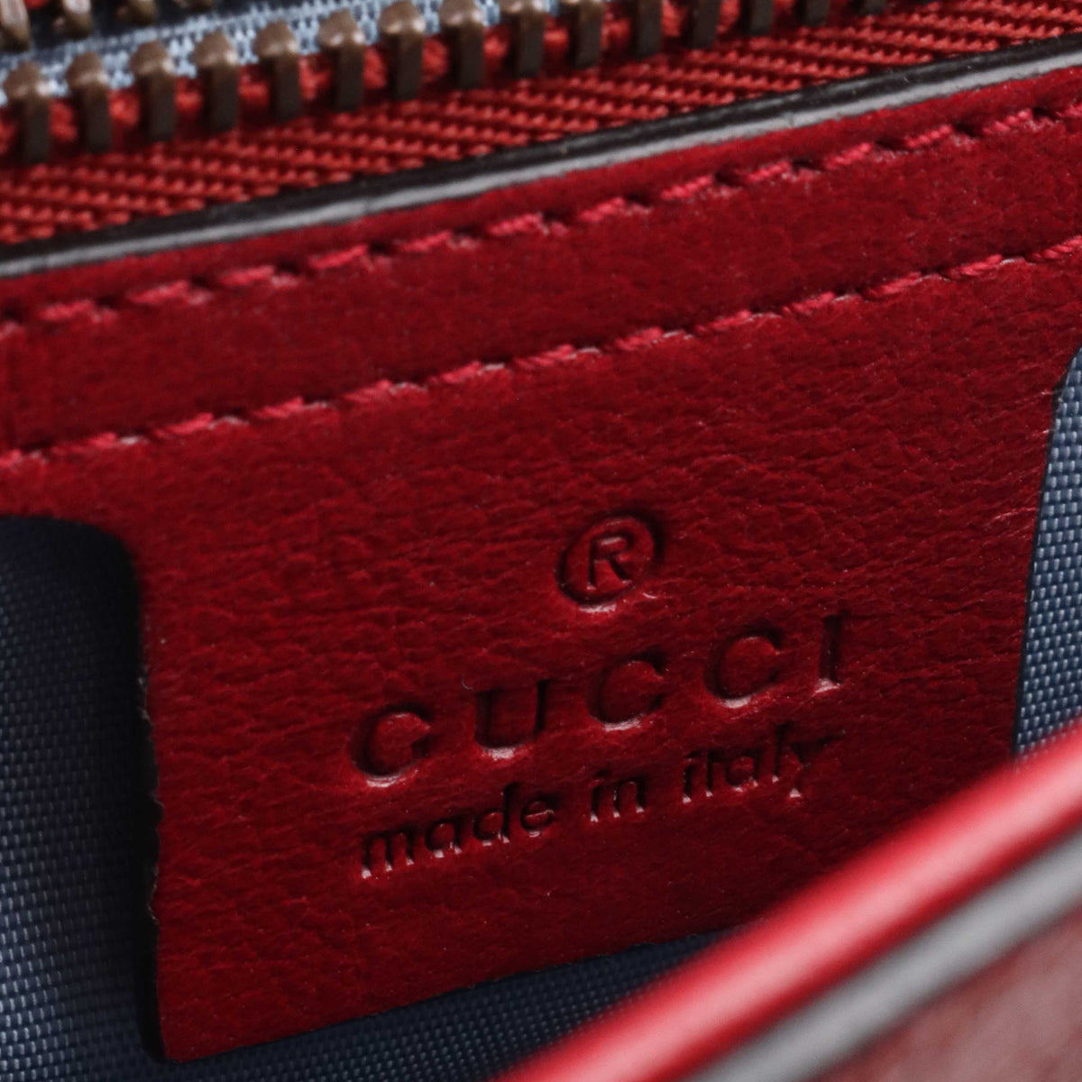 Gucci Black and Red Double Sided Thiara Clutch.