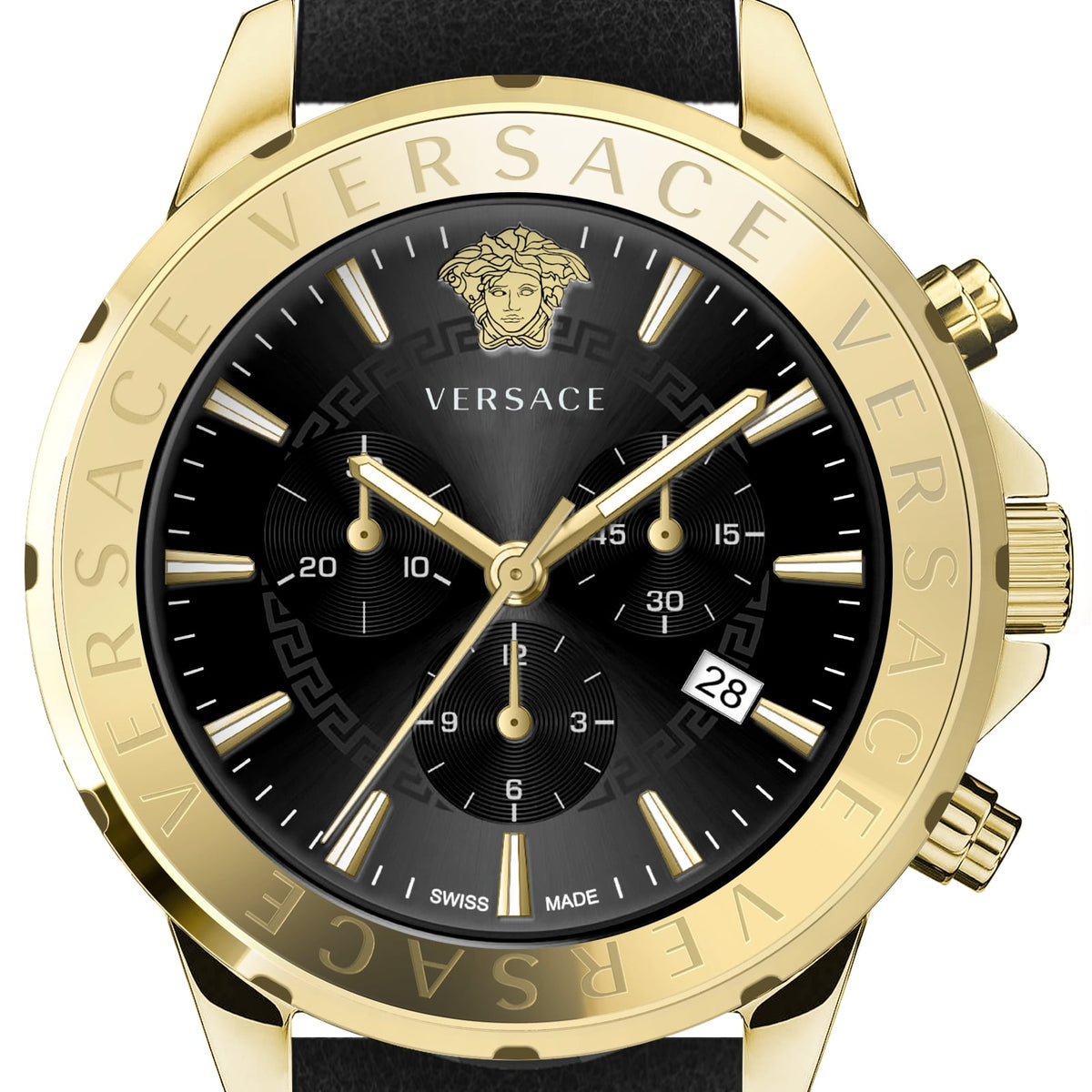 Versace Men's VEV600721 Chrono Signature 44mm Quartz Watch