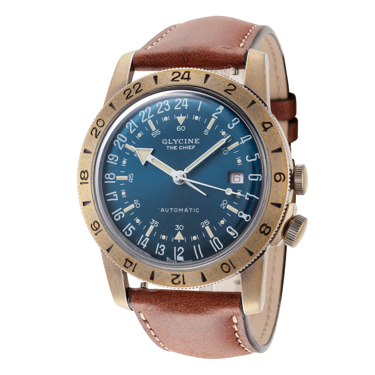 Glycine Men's GL0414 Airman The Chief 40mm Automatic Watch
