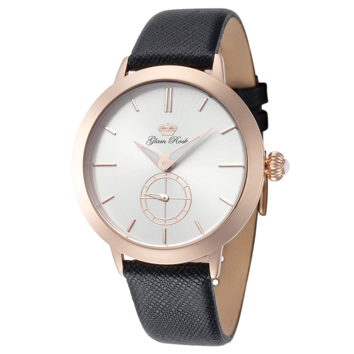 Glam Rock Women's Slim Vintage Glam 40mm Quartz Watch