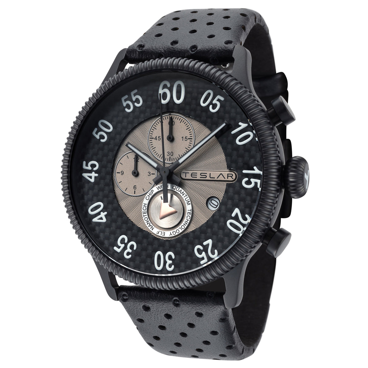 Teslar Men's Re-Balance T-4 44mm Quartz Watch