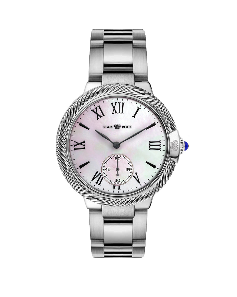 Glam Rock Women's Twisted 40mm Quartz Watch
