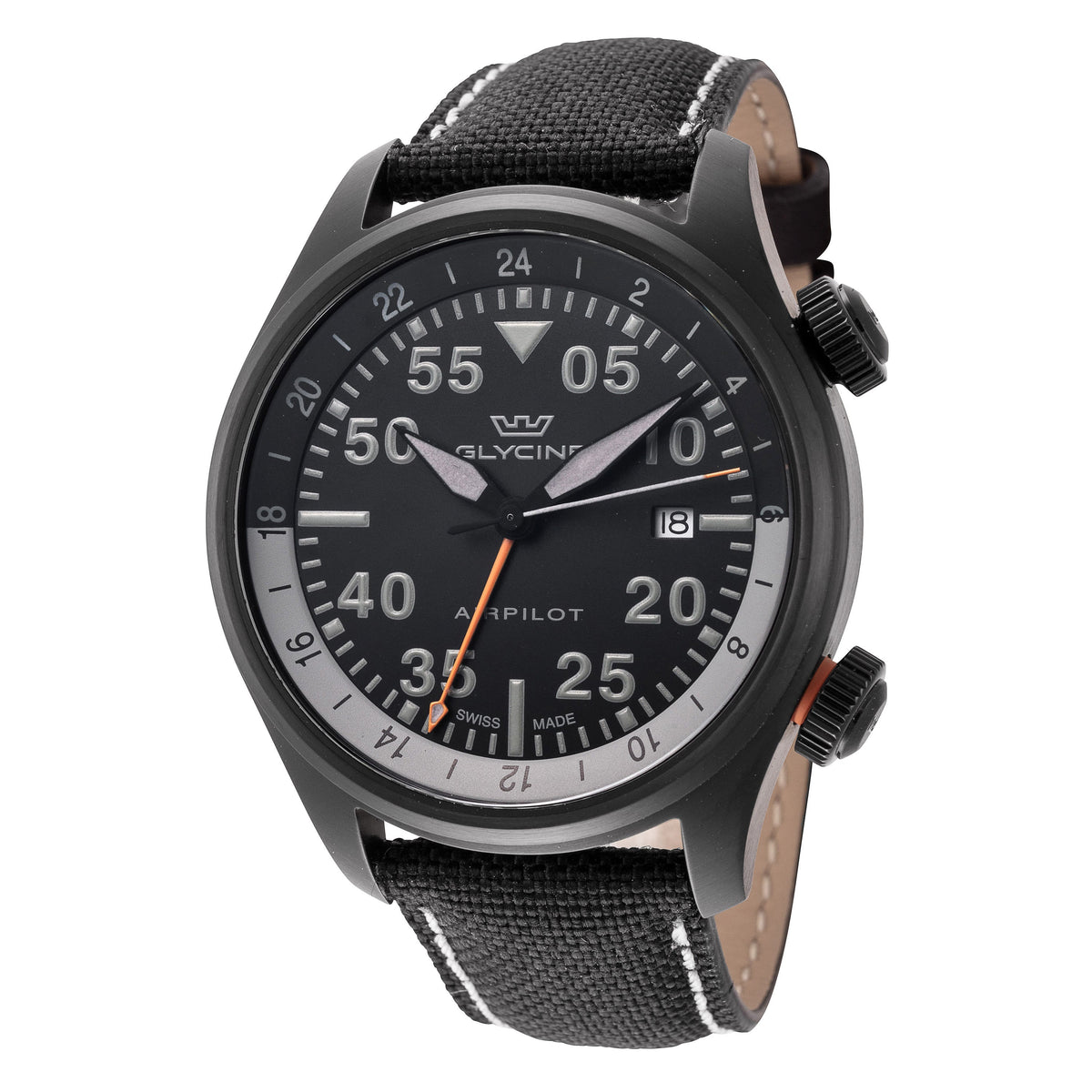 Glycine Men's Airpilot GMT 44mm Quartz Watch