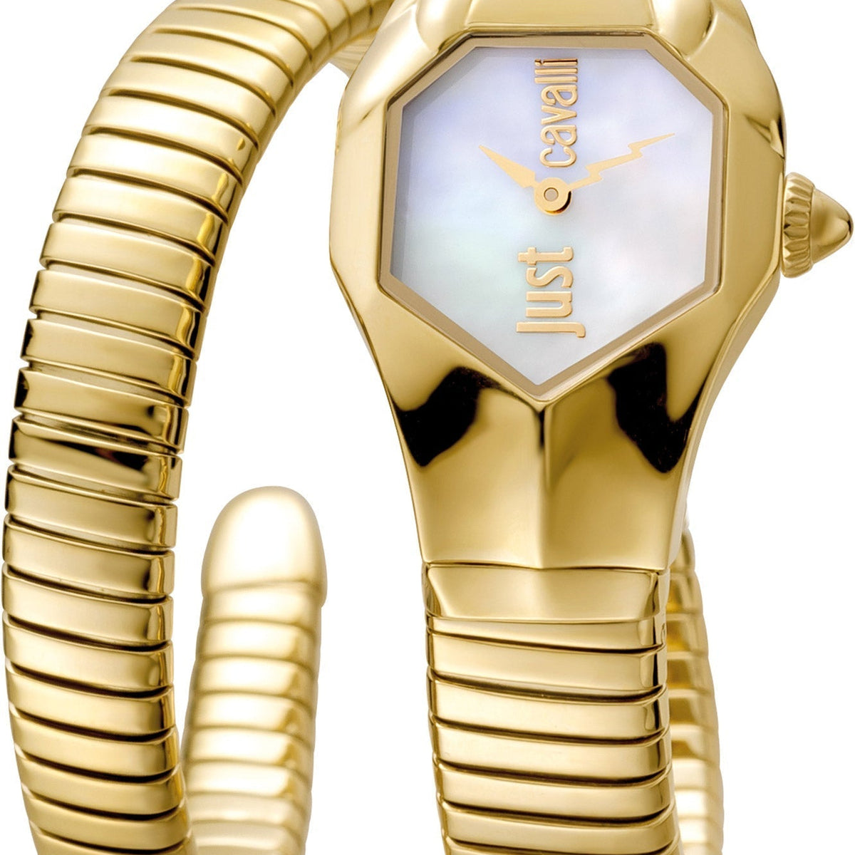 Just Cavalli Women's JC1L001M0025 Signature Snake 22mm Quartz Watch