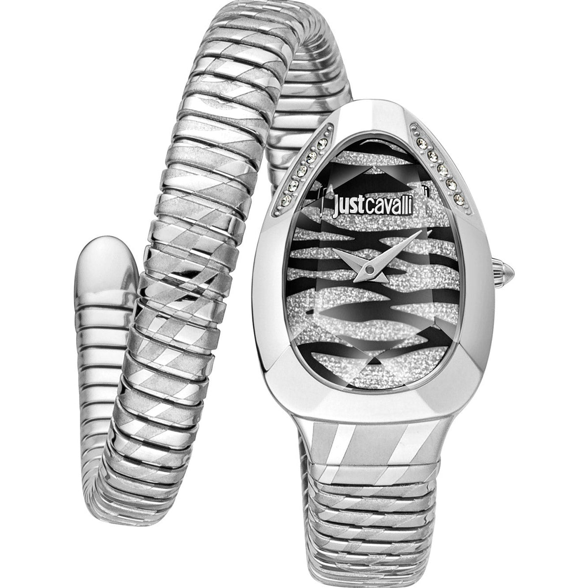 Just Cavalli Signature Snake JC1L225 Glam Evo 8 Solo 22mm Quartz Women's Watch