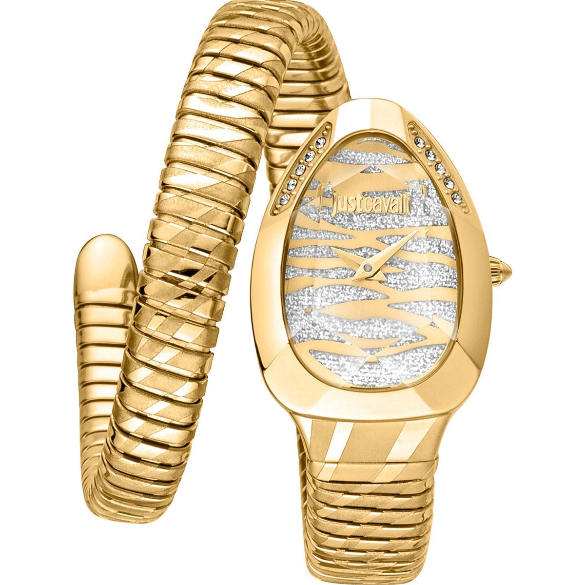 Just Cavalli Signature Snake JC1L225 Glam Evo 8 Solo 22mm Quartz Women's Watch