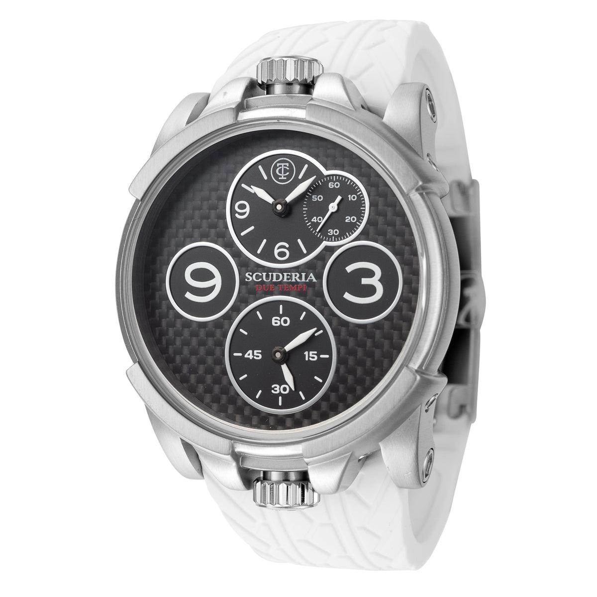CT Scuderia Men's Due Tempi 40mm Quartz Dual Time Watch