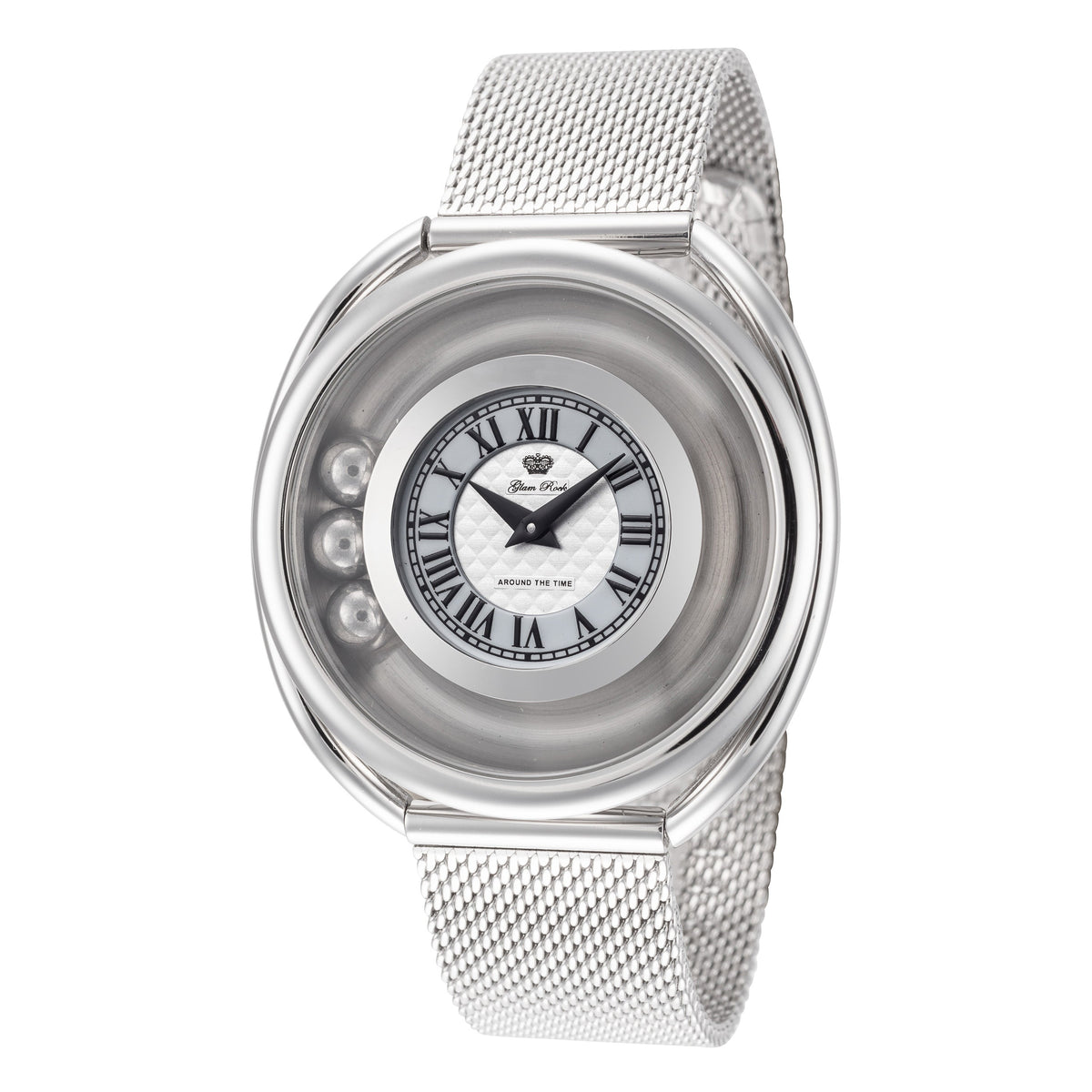 Glam Rock Women's Around The Time 40mm Quartz Watch